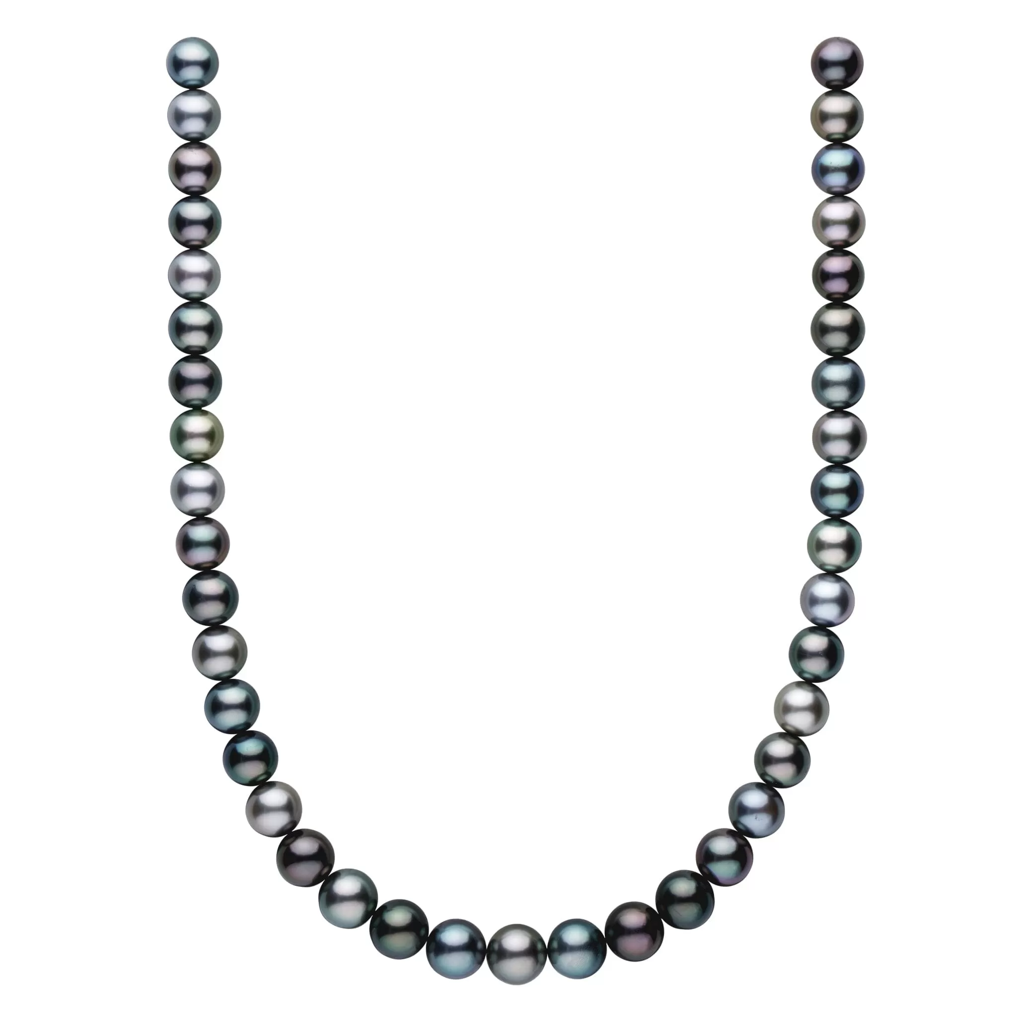 10.0-11.6 mm AAA Tahitian Round Pearl Necklace