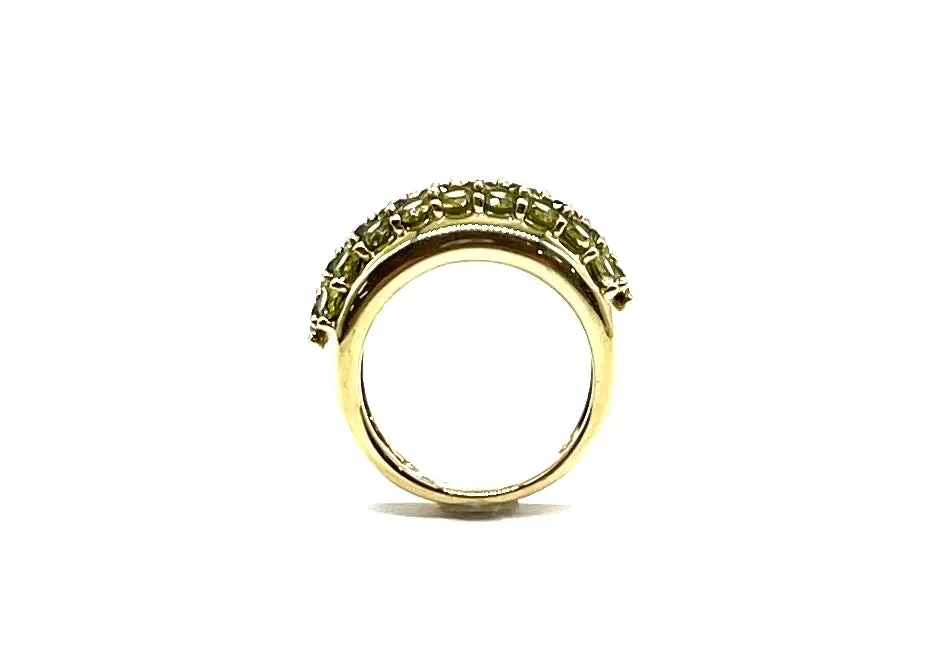 18k Gold Peridot Ring