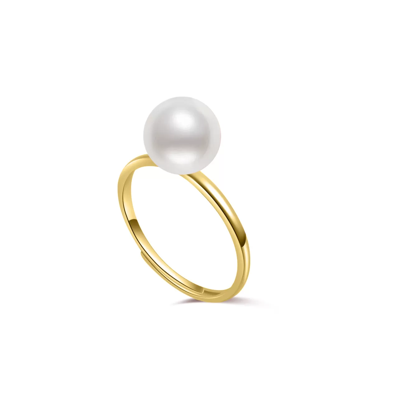 18K Solid Gold Interchangeable Freshwater Pearl Ring KR00015 | Possibilities