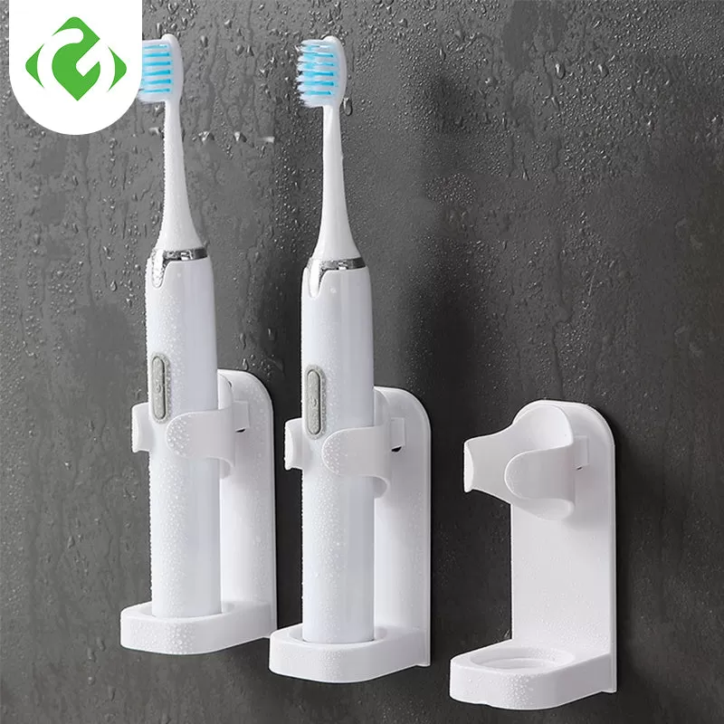 1Pc Creative Traceless Stand Rack Toothbrush Organizer Electric Toothbrush Wall-Mounted Holder Space