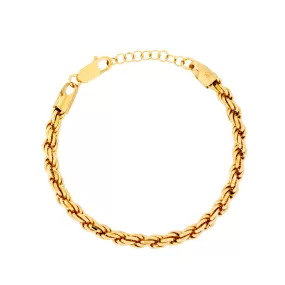 23K Rope Bracelet (5MM)