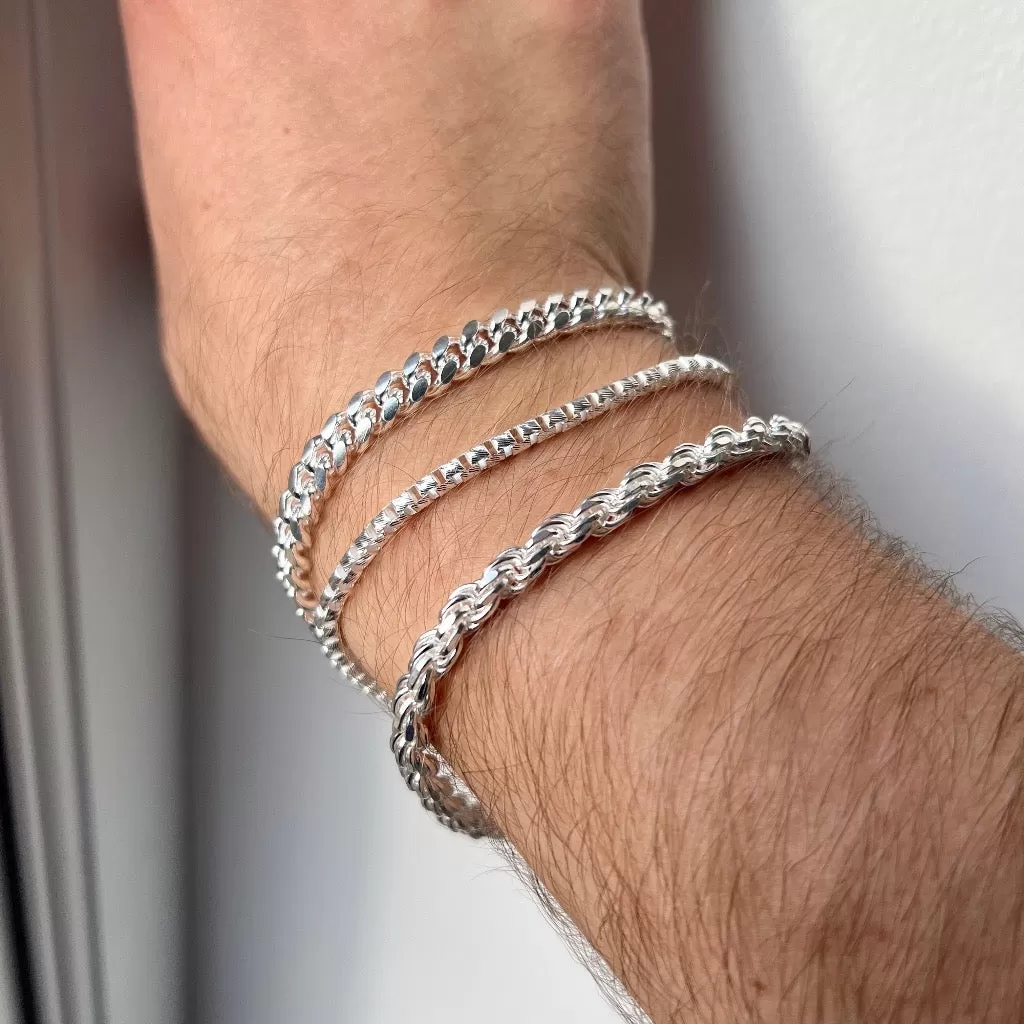 23K Rope Bracelet (5MM)