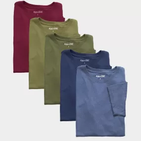 5-Pack Multi Crew Neck Tees