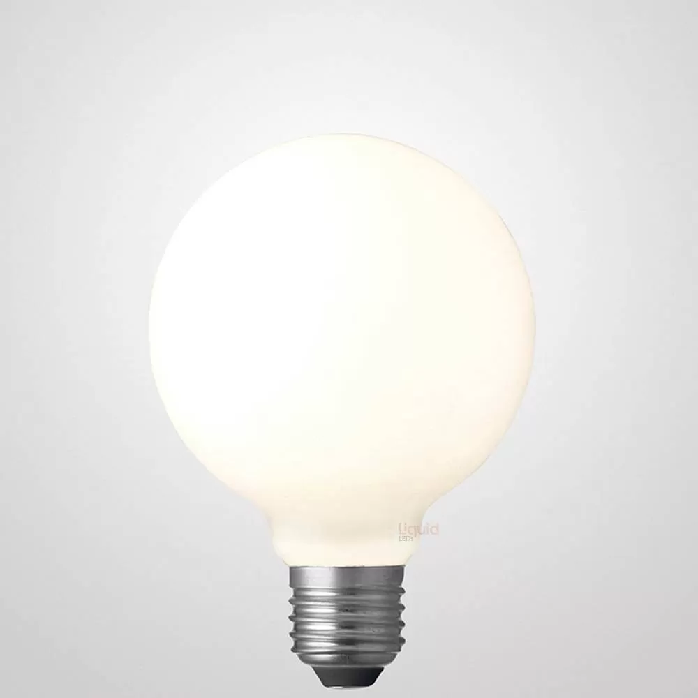 8W G95 LED Globe E27 Opal in Natural White