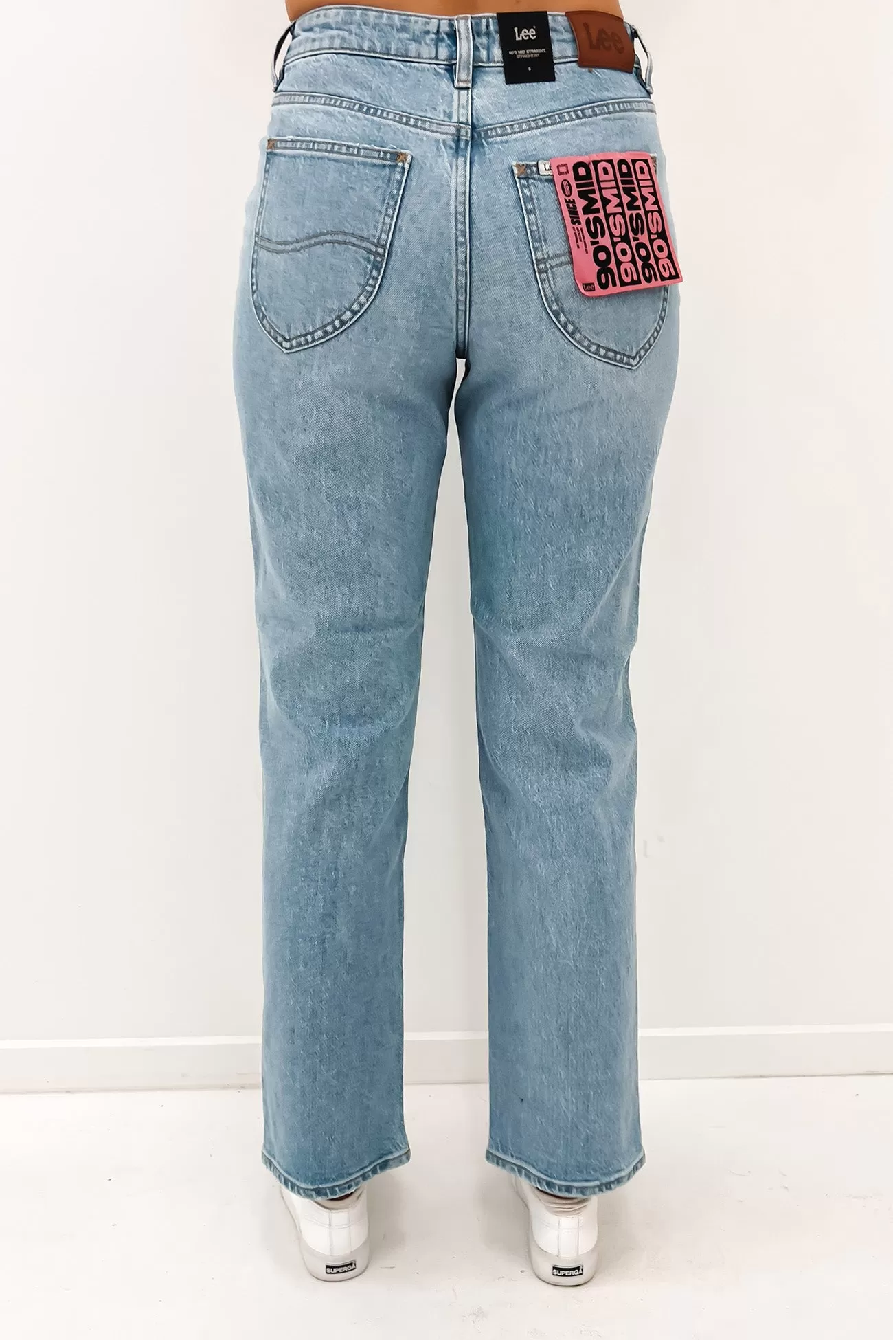 90s Mid Straight Jean Spinoff Blue