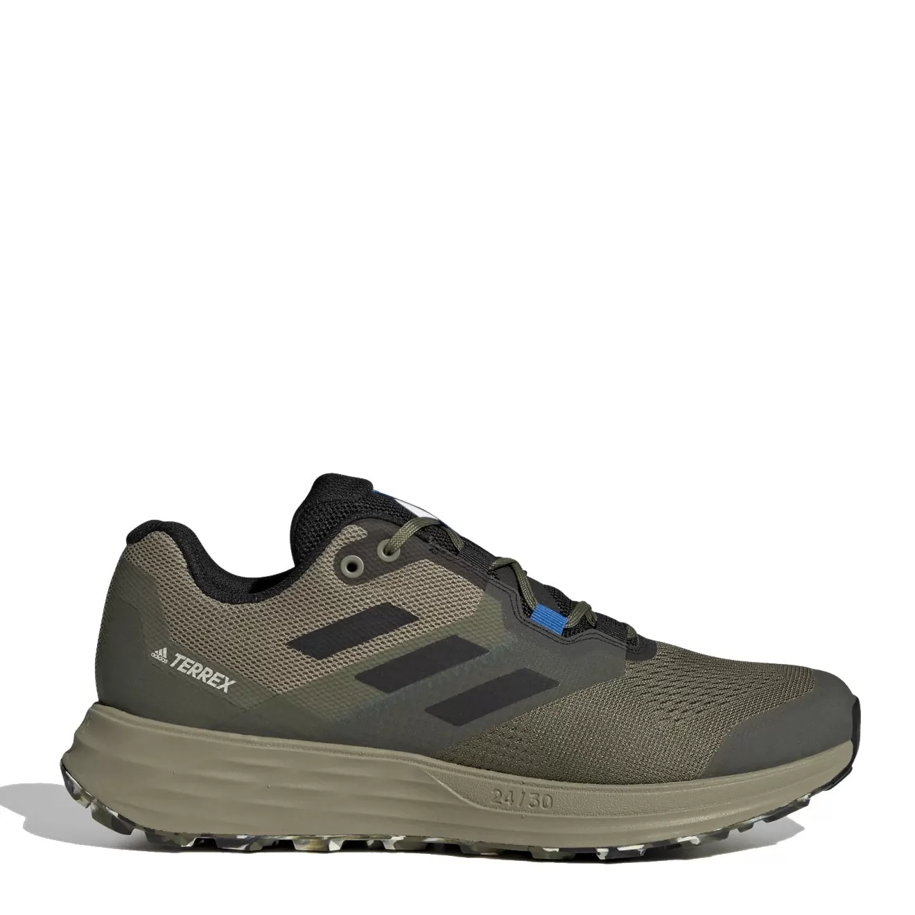 Adidas Terrex Two Flow Focus Olive / Core Black / Blue Rush