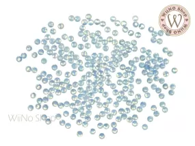 Air Blue Opal Round Flatback Crystal (ss3-ss10)