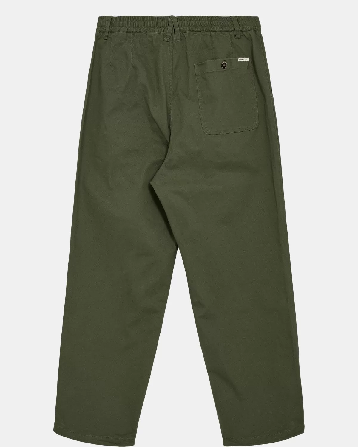 AKJAKOB FATIQUE PLEAT COTTON PANTS - Olivine