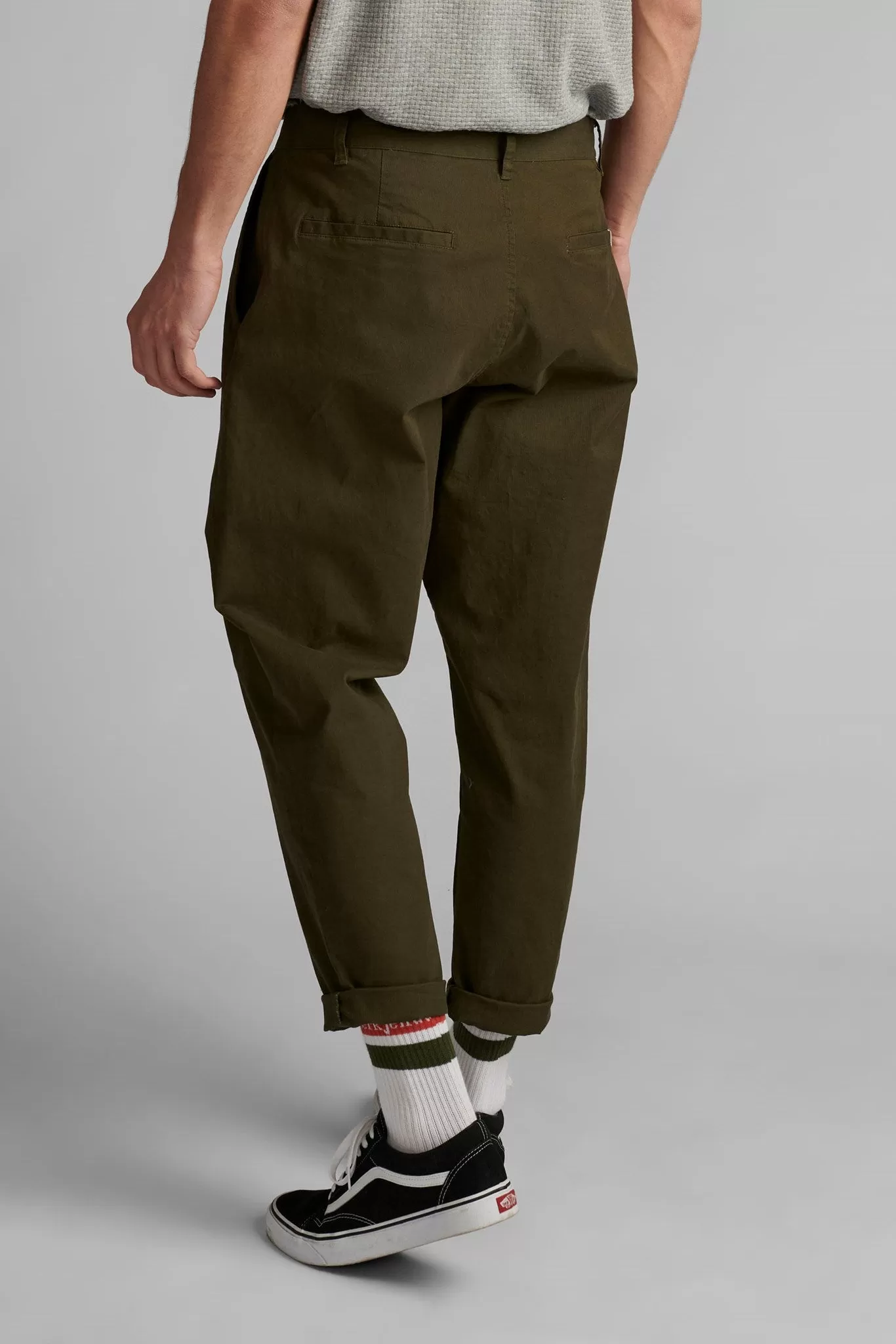 AKJULIUS COTTON PLEAT PANT - Cypress