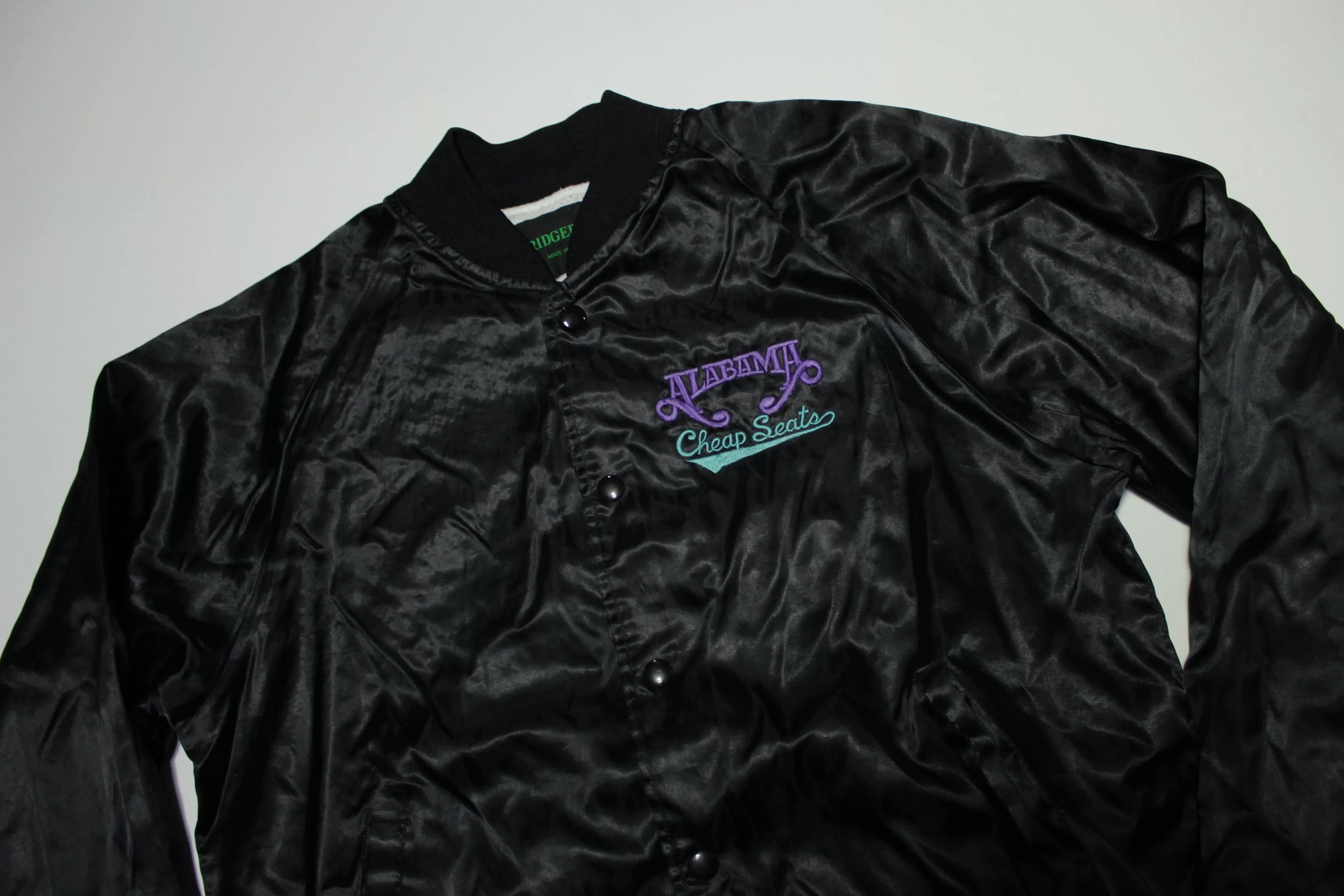 Alabama Vintage 90's Cheap Seats Embroidered Autographs 1994 Concert Tour Satin Jacket