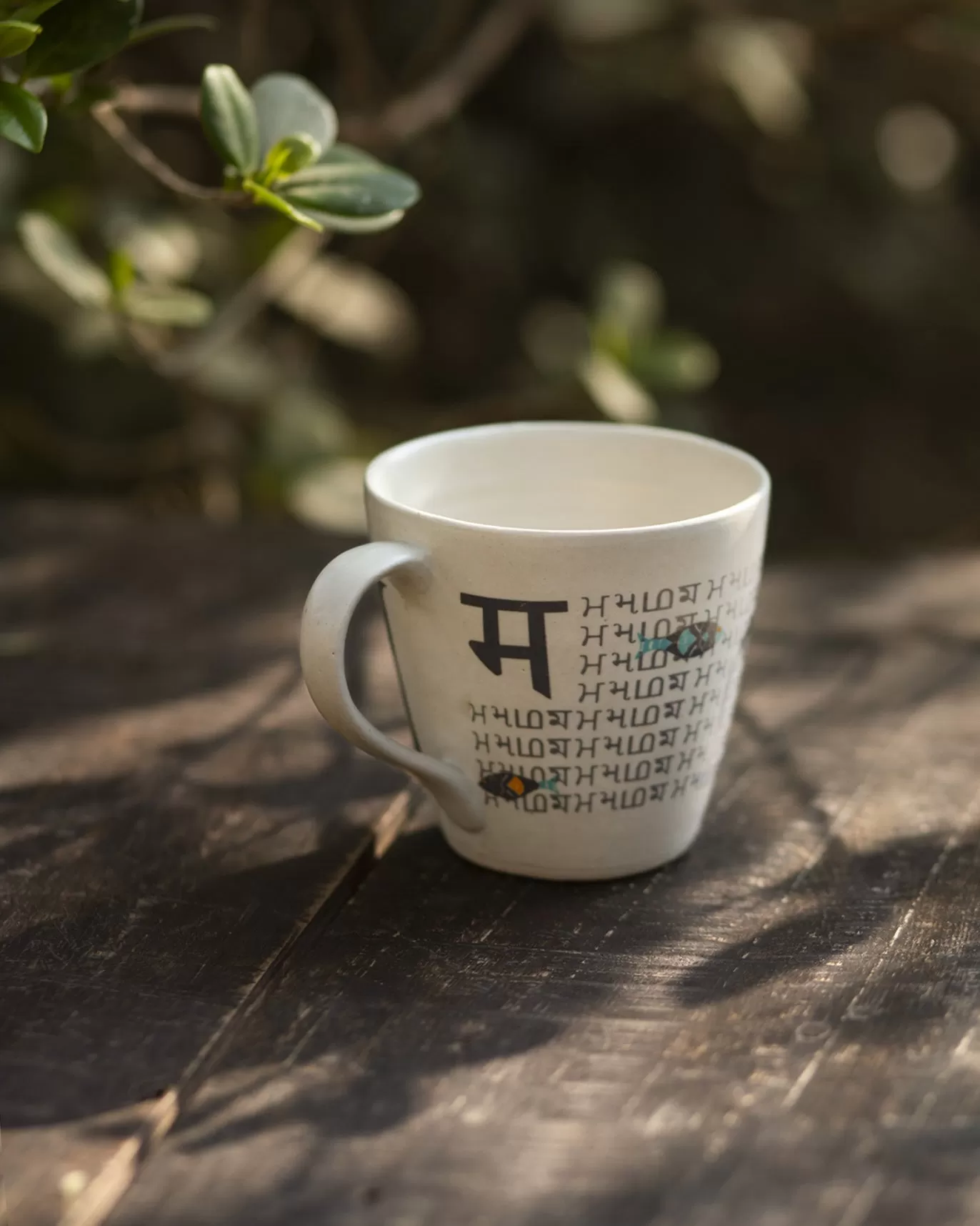 Alphabet M Mug - Stoneware