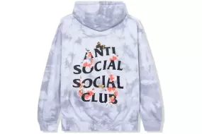 Anti Social Social Club Kkoch Never Dies Hoodie Grey Tie Dye