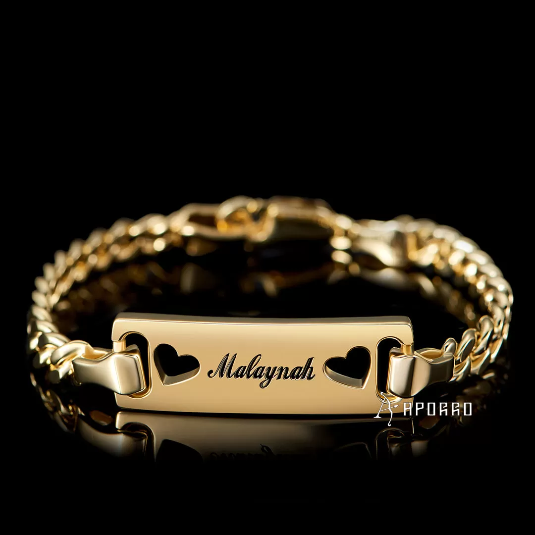 APORRO Premium Kids Name Bracelet Custom Design Deposit