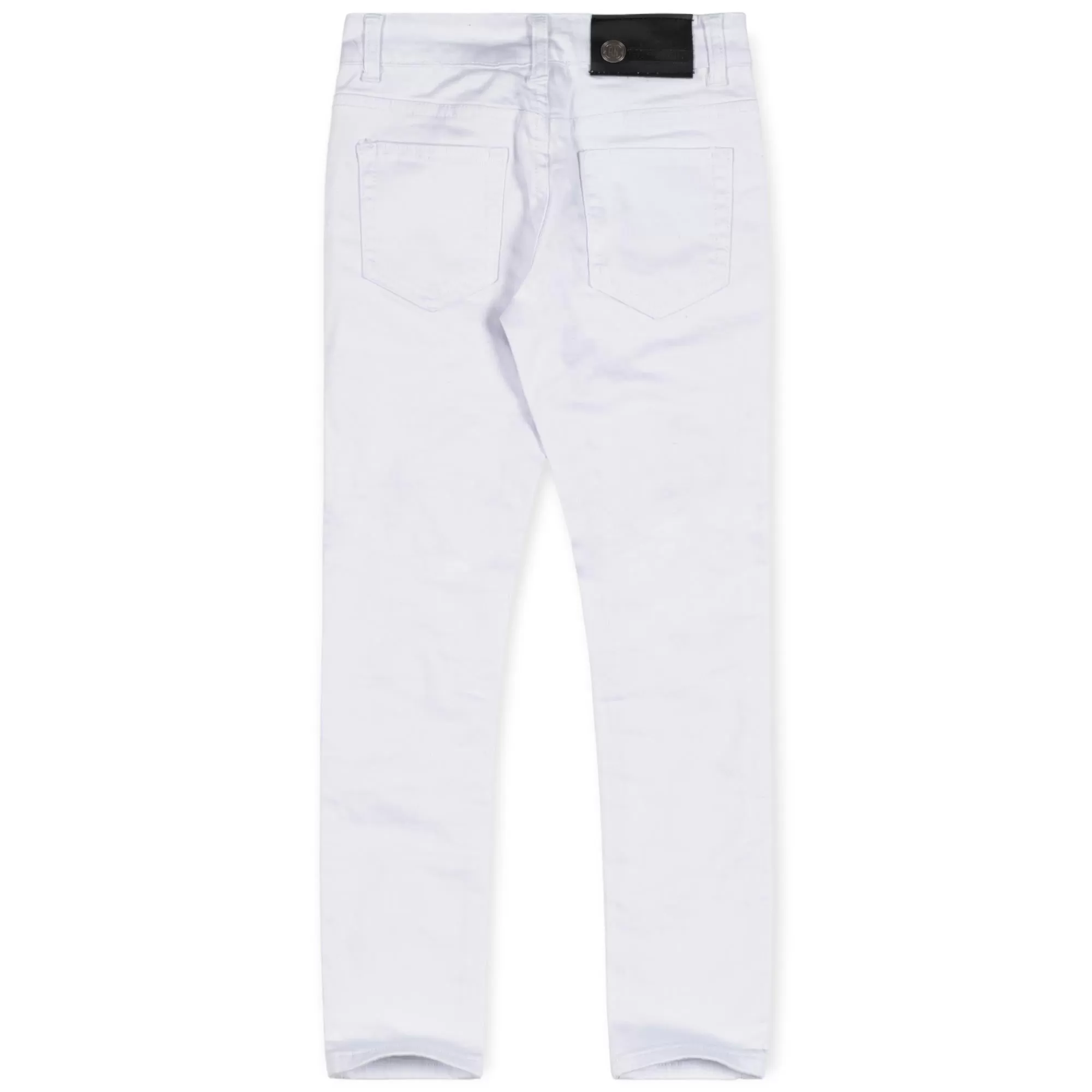 Argonaut Nations Boys Ripped Twill Jeans (White)