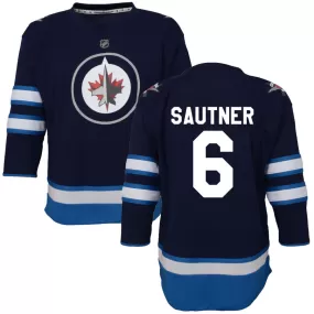 Ashton Sautner Winnipeg Jets Toddler Home Replica Jersey - Navy