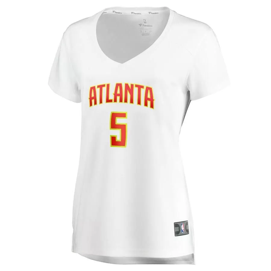 Atlanta Hawks Jabari Parker Fanatics Branded Replica Fast Break Player Association Jersey Womens - White | Ireland K0492G8