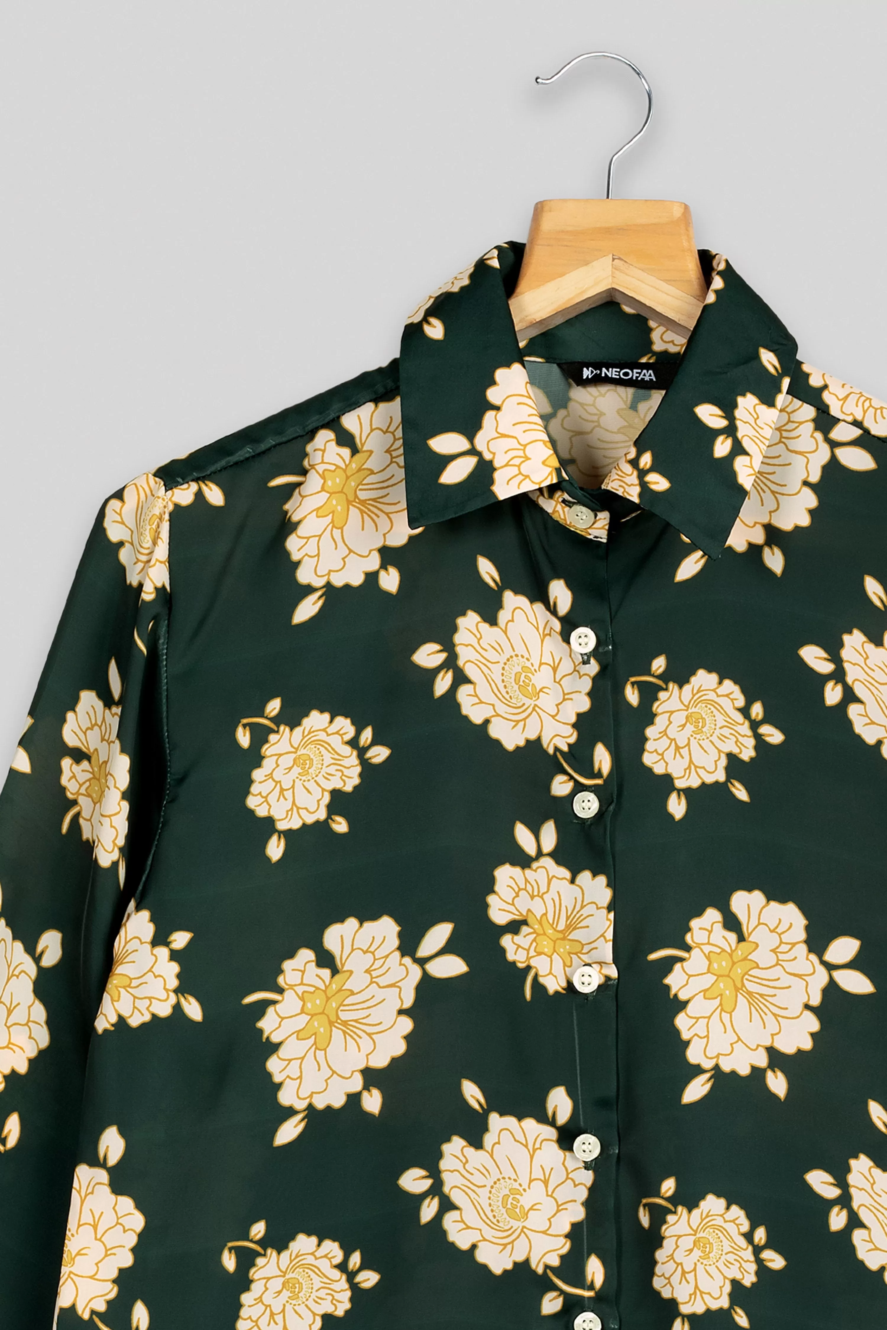 Attractive Floral Shirt For Women