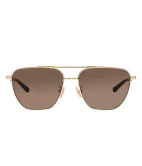 Aviator Sunglass in Gold