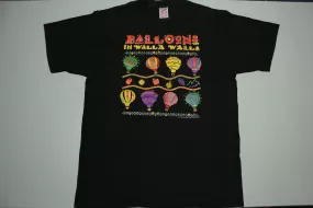 Balloons In Walla Walla Vintage 1997 Jerzees Tag T-Shirt