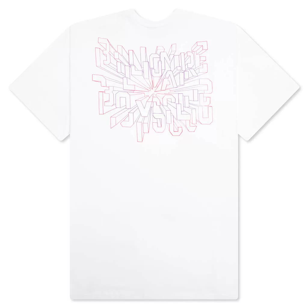 BB Block Burst S/S Tee - White