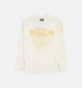 BB Process Mens Long Sleeve Shirt - White/Yellow