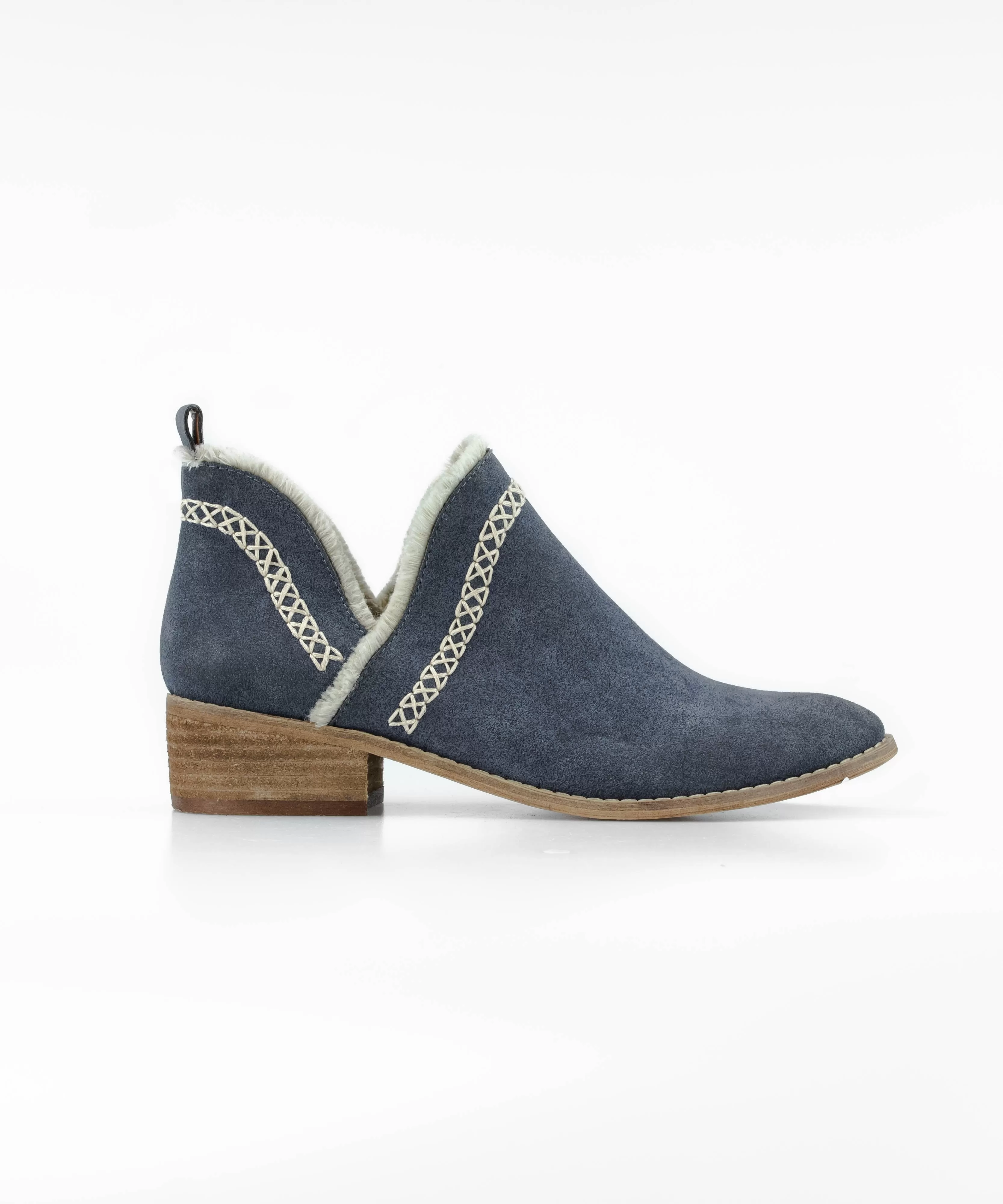 Bethany | Slip On Navy Detailed Moccasin