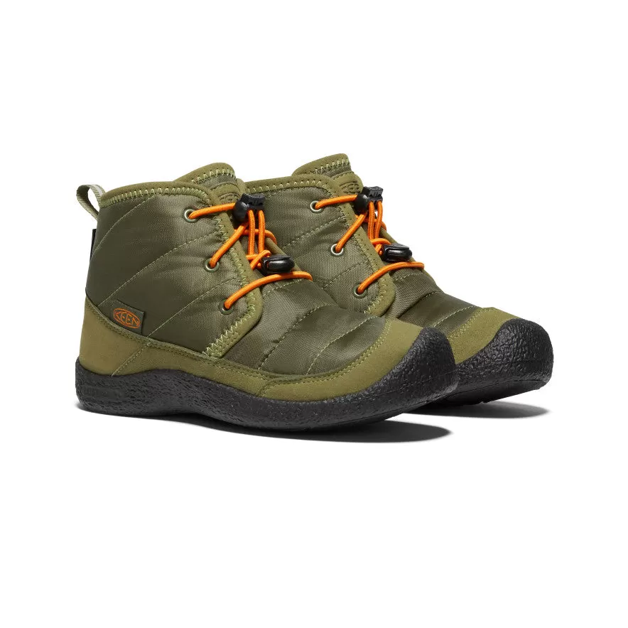 Big Kids' Howser II Waterproof Chukka  |  Capulet Olive/Russet Orange