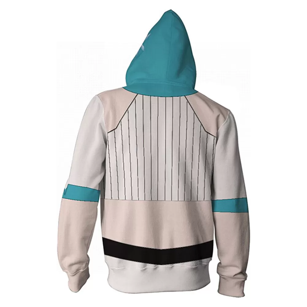 Bleach Inoue Orihime Cosplay Hoodie 3D Printed Hooded Sweatshirt Men Women Casual Streetwear Pullover Zip Up Jacket Coat