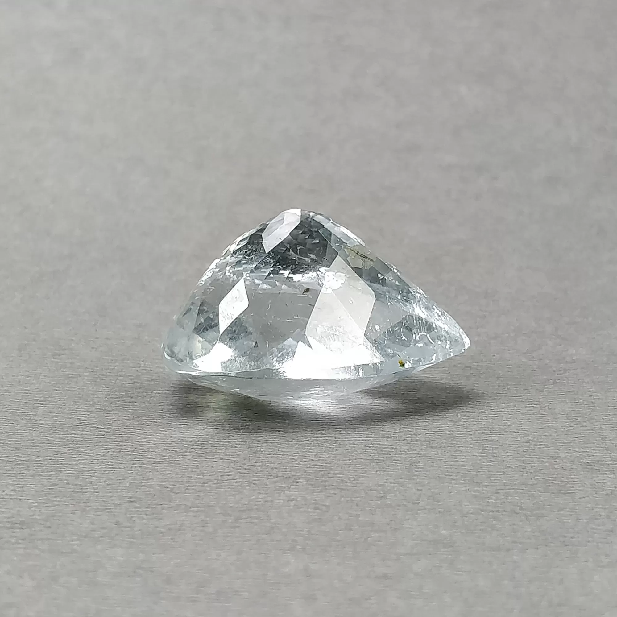 BLUE AQUAMARINE Gemstone Checker Cut : 64.65cts Natural Untreated Unheated Aquamarine Pear Shape 31.5*23mm