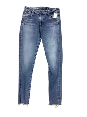 Blue Denim Jeans Skinny Adriano Goldschmied, Size 6