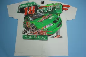 Bobby Labonte Vintage Y2K 2000 Victory Lane AOP Joe Gibbs Nascar Racing  Chase T-Shirt