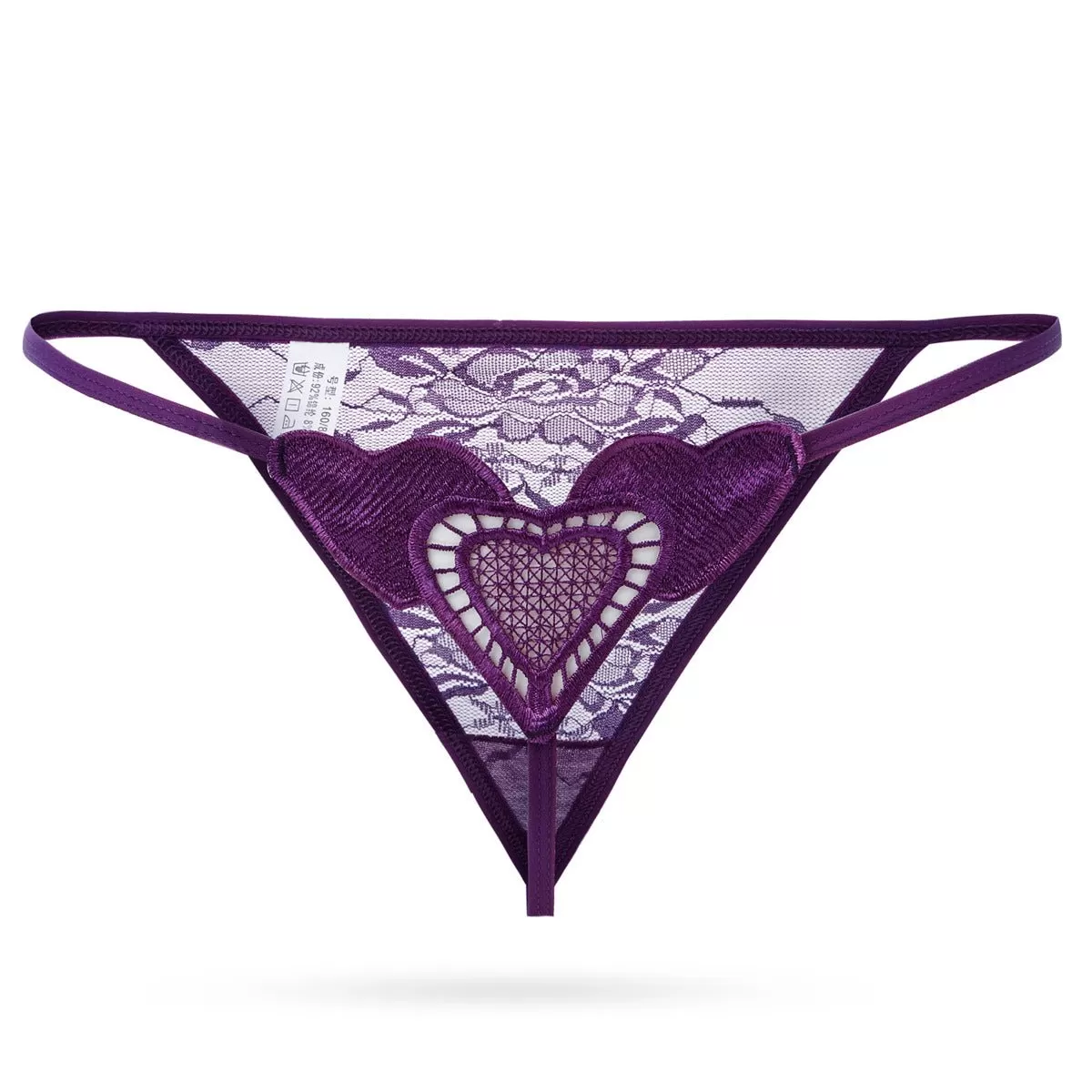 Booty Heart Lace G String Panty