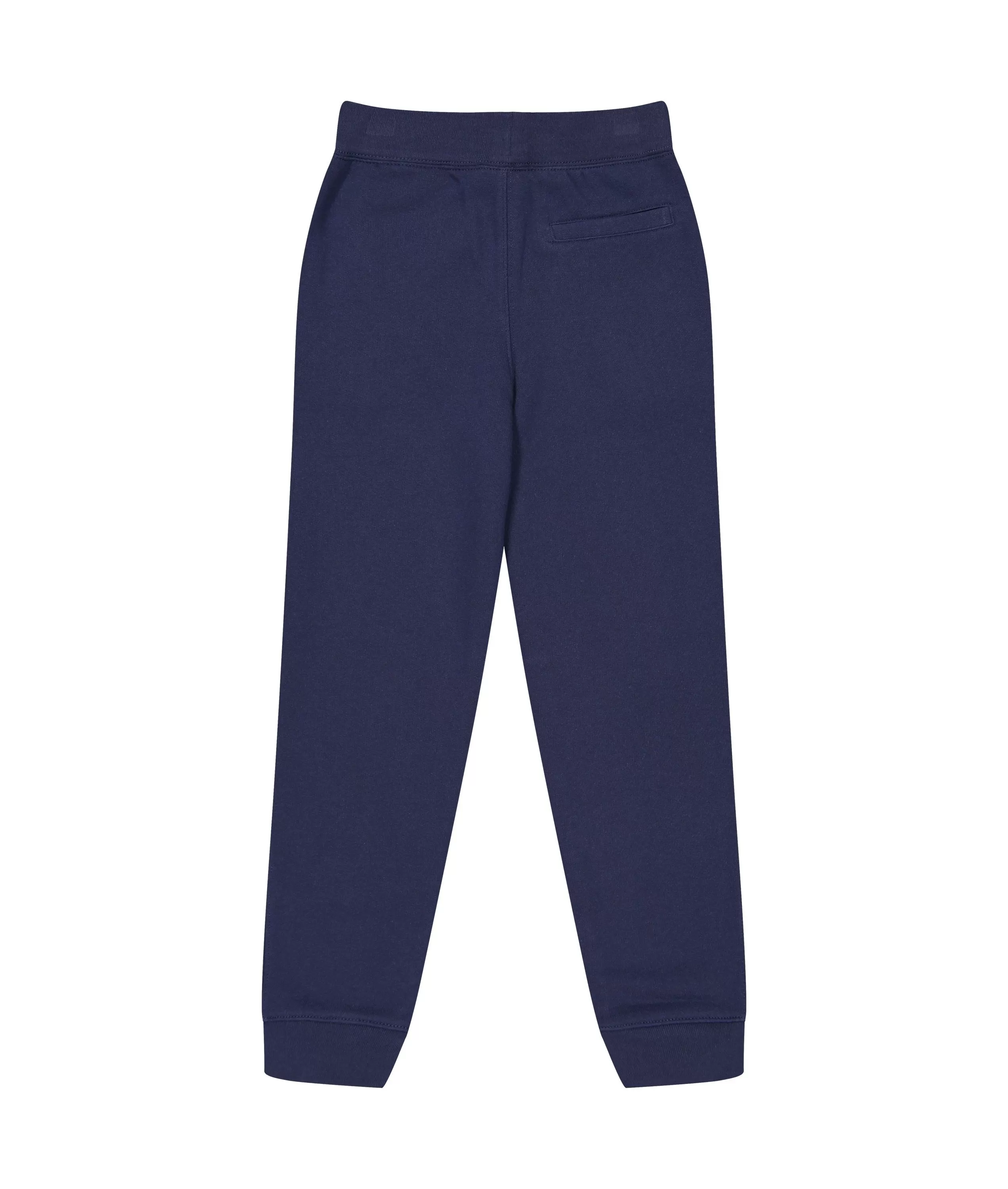 Boys Cotton Blend Fleece Jogger - Navy