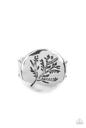 Branched Out Beauty Silver Ring - Paparazzi Accessories