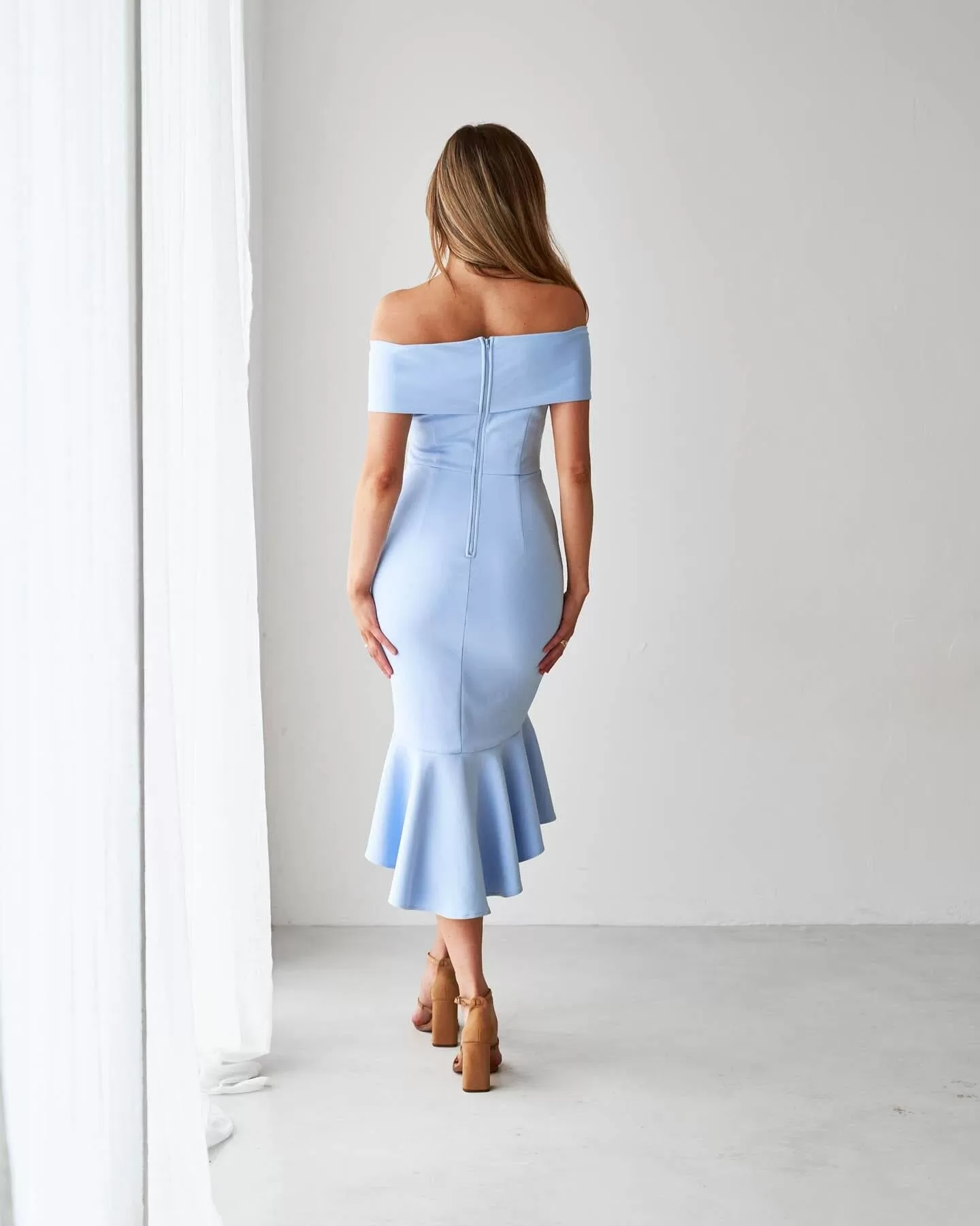 Brienne Dress-Baby Blue