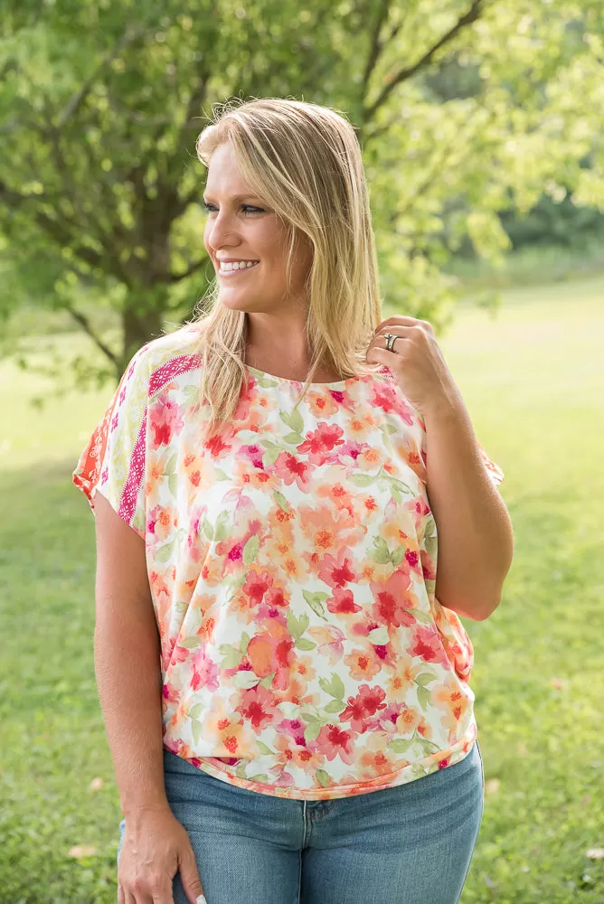 Bright Eyed Floral Top