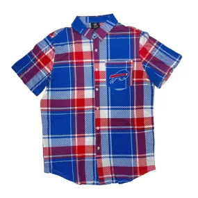 Buffalo Bills Plaid Button Up Shirt