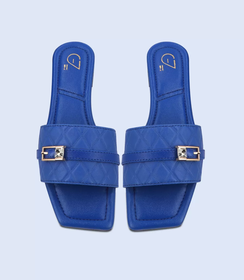 BW9504-BLUE-Women Slipper