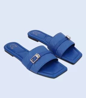 BW9504-BLUE-Women Slipper