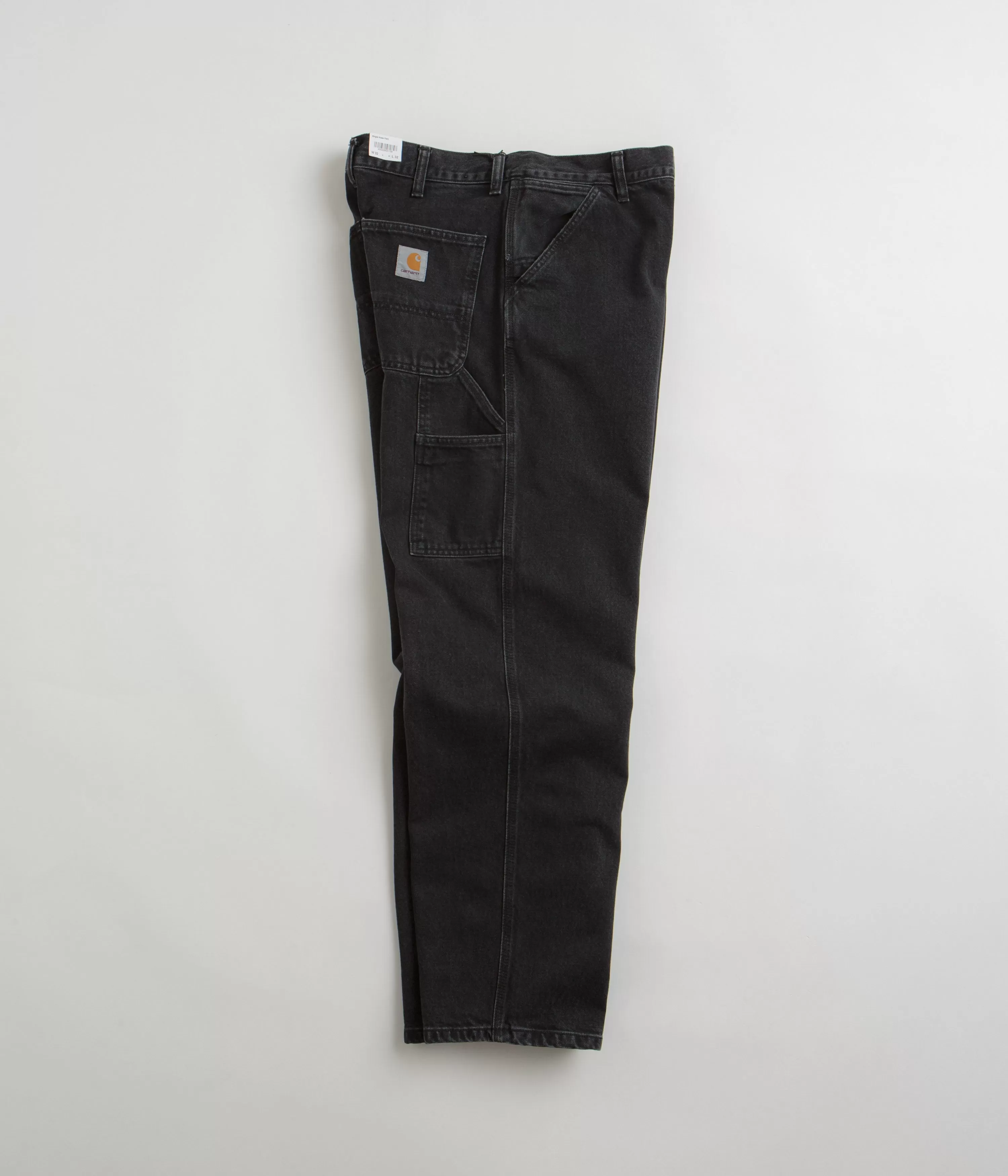 Carhartt Denim Single Knee Pants - Black Stone Washed