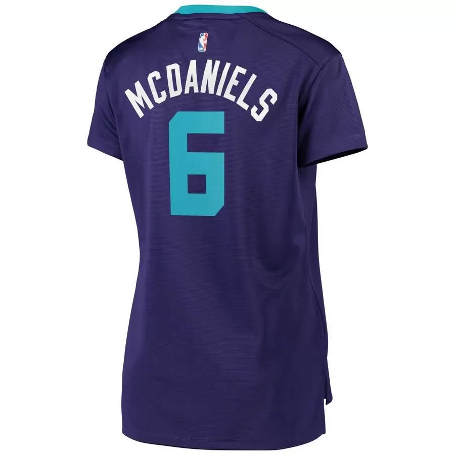 Charlotte Hornets Jalen McDaniels Fanatics Branded Fast Break Player Statement Jersey Womens - Purple | Ireland T5148U0