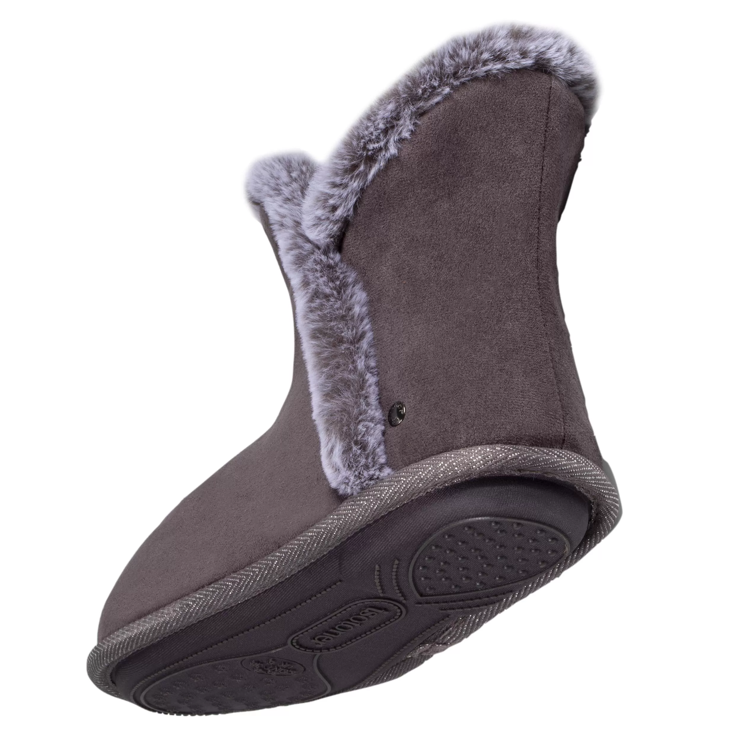 Chaussons bottillons Femme Gris