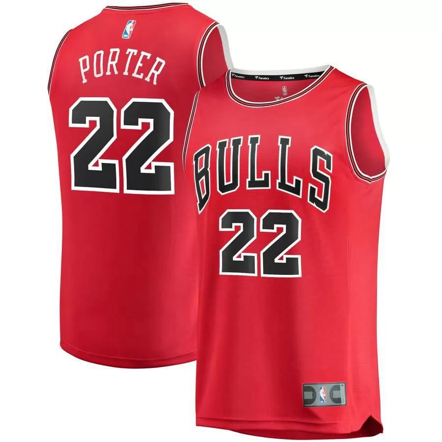 Chicago Bulls Otto Porter Fanatics Branded Fast Break Player Icon Jersey Kids - Red | Ireland R0954E4