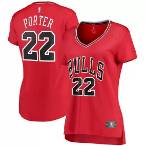 Chicago Bulls Otto Porter Fanatics Branded Fast Break Player Icon Jersey Womens - Red | Ireland L1211B6