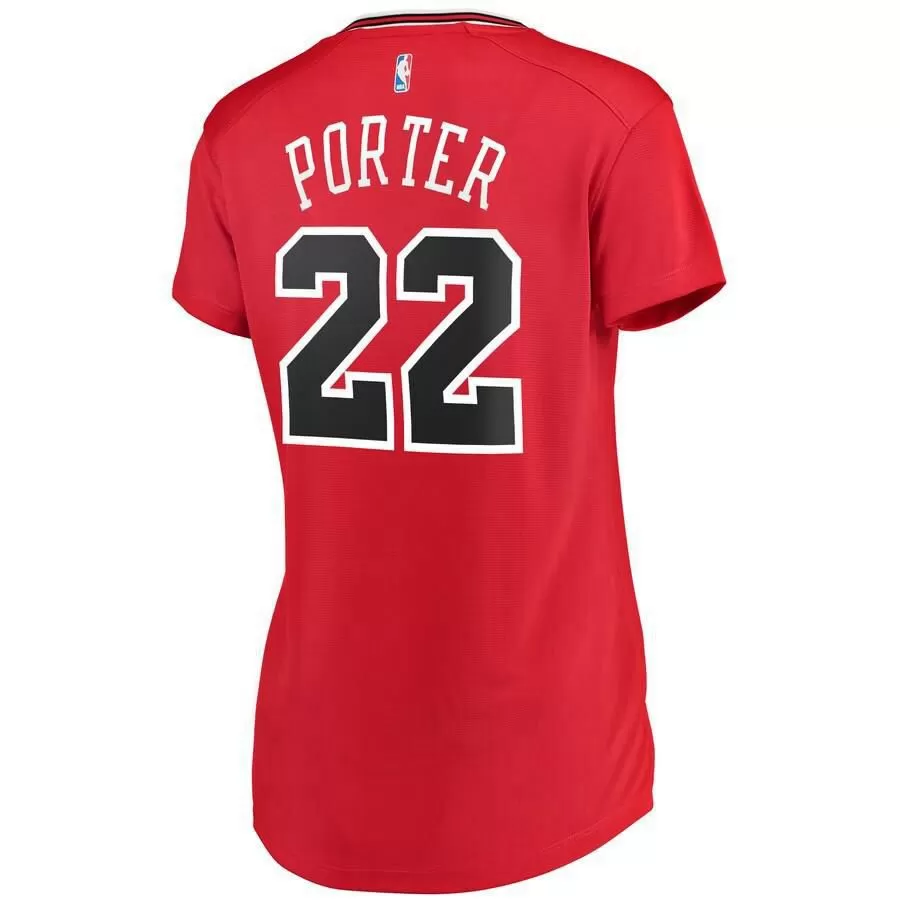 Chicago Bulls Otto Porter Fanatics Branded Fast Break Player Icon Jersey Womens - Red | Ireland L1211B6