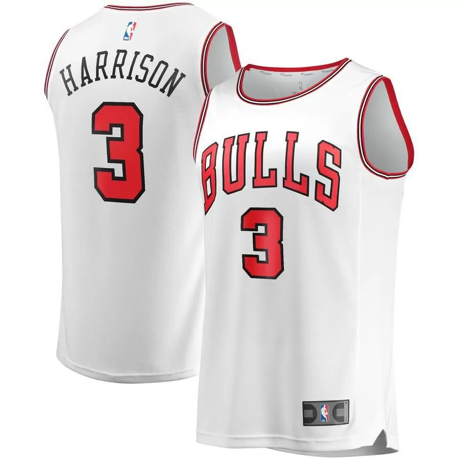 Chicago Bulls Shaquille Harrison Fanatics Branded Fast Break Player Association Jersey Kids - White | Ireland F9075L1