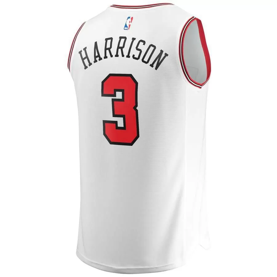 Chicago Bulls Shaquille Harrison Fanatics Branded Fast Break Player Association Jersey Kids - White | Ireland F9075L1