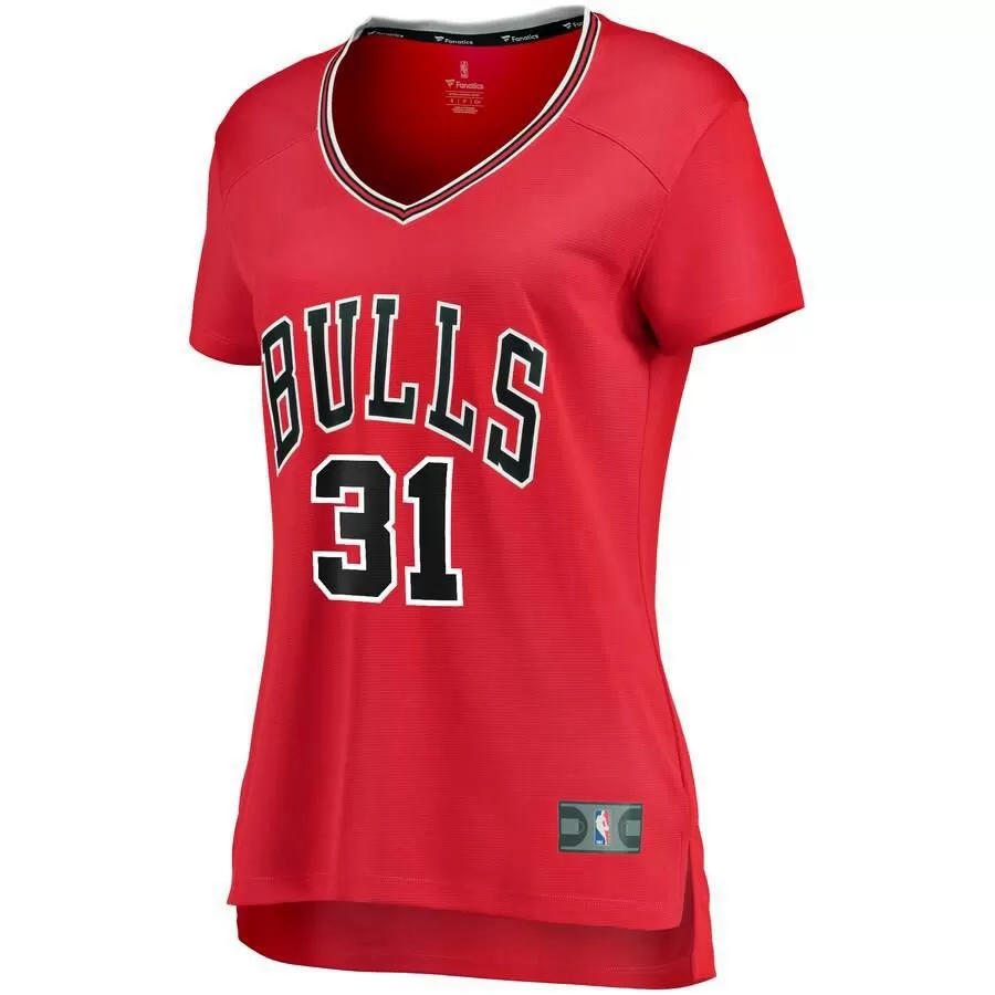 Chicago Bulls Tomas Satoransky Fanatics Branded Fast Break Player Icon Jersey Womens - Red | Ireland J5844L7