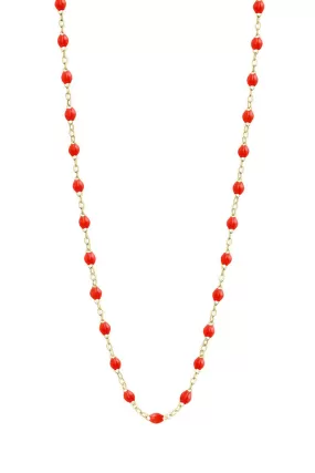 CLASSIC 18" GIGI NECKLACE IN CORAL