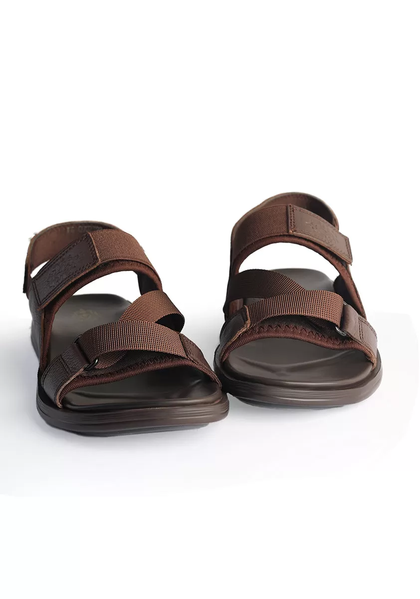 Classic Leather Brown Sandal